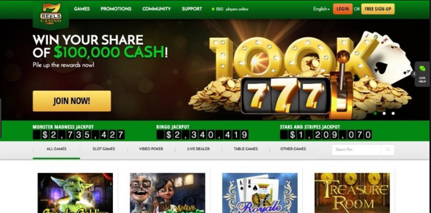 7reels online mobile casino