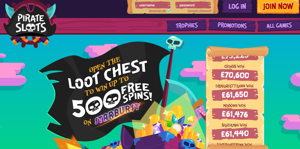 Sites Similar to Pirates Slots