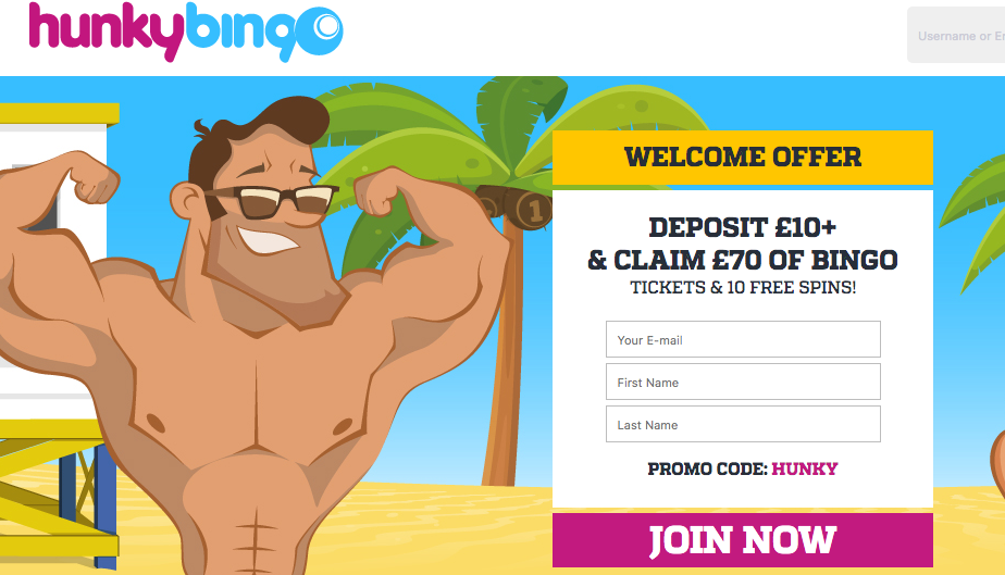 Hunky bingo promo code