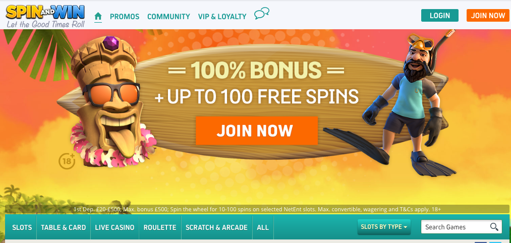 Sites Similar to Spin and Win