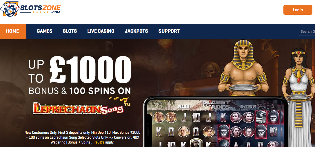 zone online casino slots