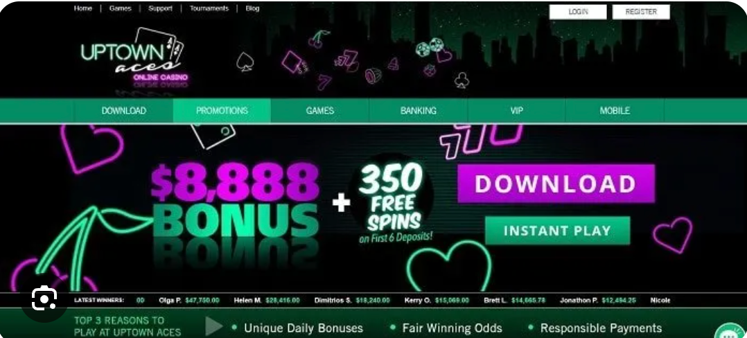 Uptown Aces Casino Sister Sites + Similar Casinos + Alternatives